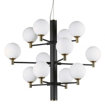 Люстра Italian Globe Abstraction Light  White and Black 12 от ImperiumLoft