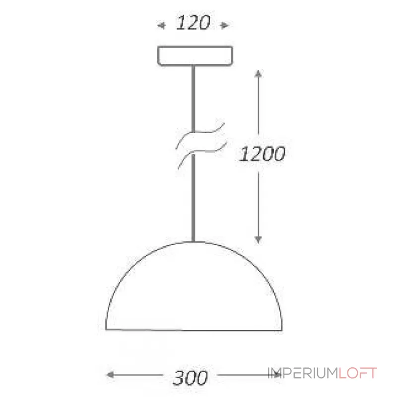 Подвесной светильник Uneven Edge Loft Pendant lamp