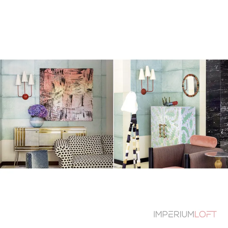 Бра Graceful Red Toadstools