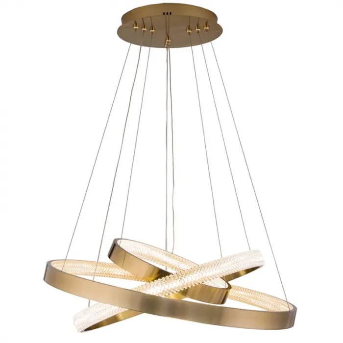 Люстра ORACLE 3 Rings Gold от ImperiumLoft