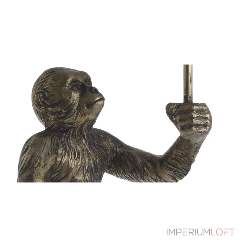 Настольная лампа Monkey with Black Lampshade