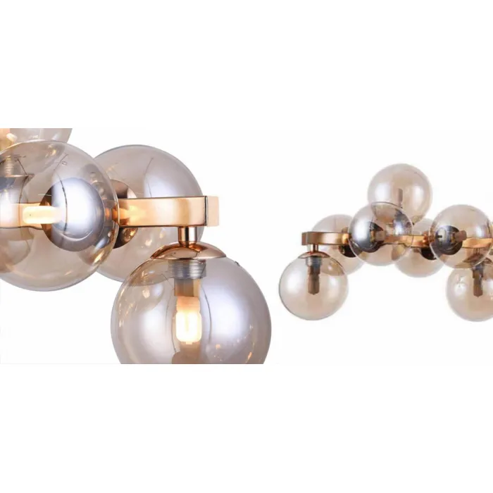 Люстра Berries Chandelier Rectangle Amber 120 от ImperiumLoft