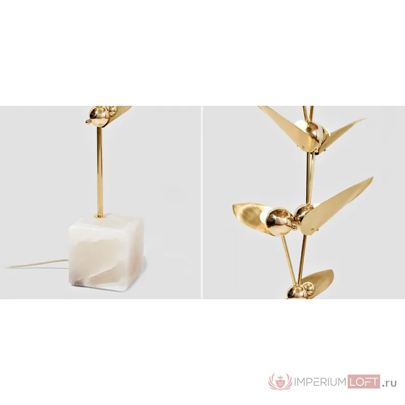 Торшер LAVRA Floor Lamp Gold от ImperiumLoft