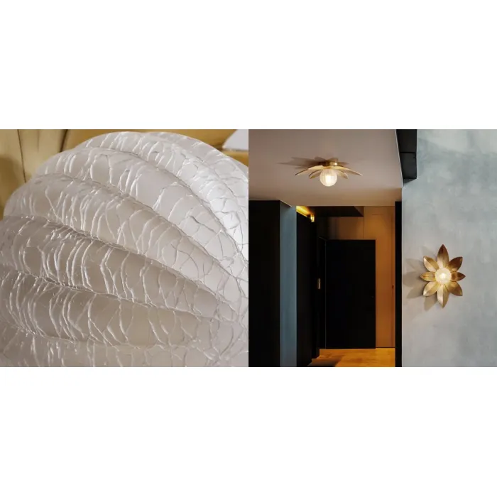 LOTUS Wall Lamp III Бра форме листьев лотоса от ImperiumLoft