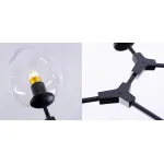 Люстра Сrumpled Glass Bubble Chandelier Black 8 плафонов от ImperiumLoft