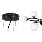 Люстра Bubbles on 4 Rings Chandelier Black от ImperiumLoft