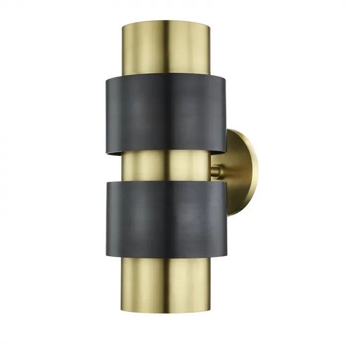 Бра Hudson Valley 9420-AOB Cyrus 2 Light Wall Sconce In Aged Old Bronze от ImperiumLoft