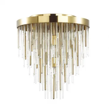 Потолочный светильник Luxury Gold & Glass Stripes