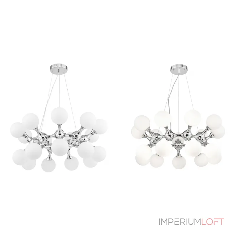 Подвесная люстра MOONDROP Chandelier Chromium 18 Подвесная люстра MOONDROP Chandelier Chromium 18