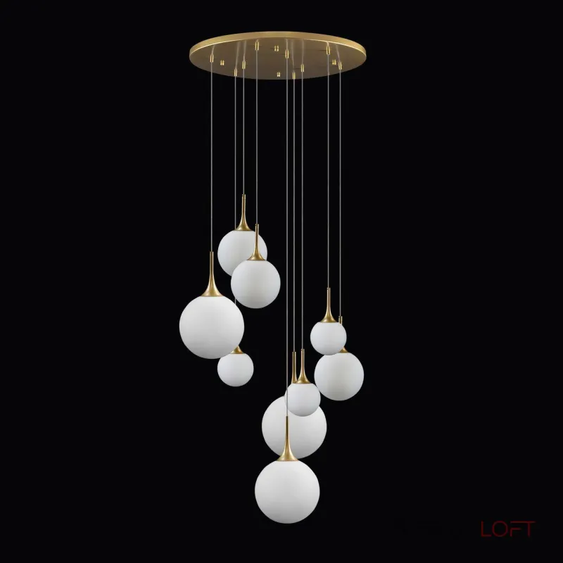 Подвесной светильник RH Whitley Chandelier Round 9