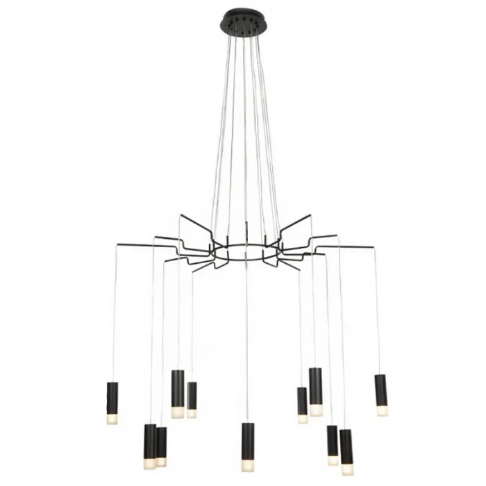 Wireflow LED Black Suspension lam 12 патронов от ImperiumLoft