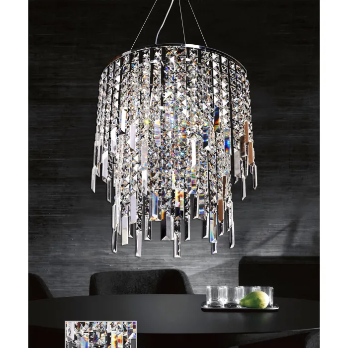 Подвесная люстра Lumina Deco Zucchero LDP 2159-450 CHR от ImperiumLoft