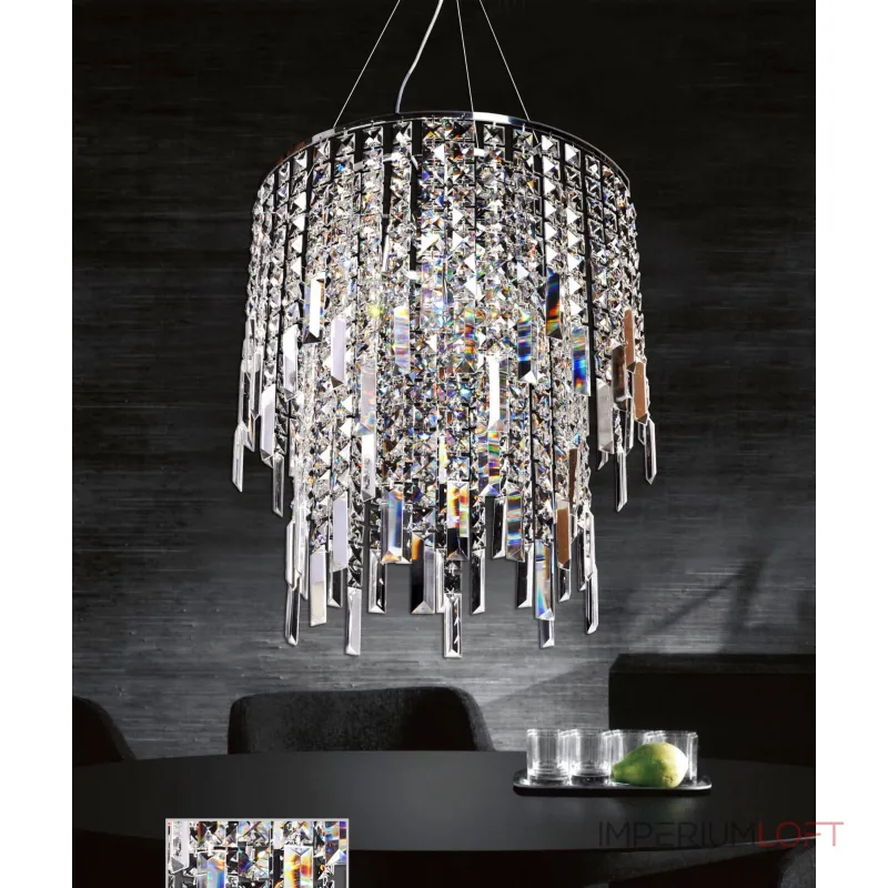 Подвесная люстра Lumina Deco Zucchero LDP 2159-450 CHR