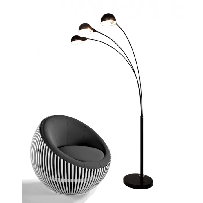 Торшер Lumina Deco Wallscot LDF 8801-3 BK от ImperiumLoft