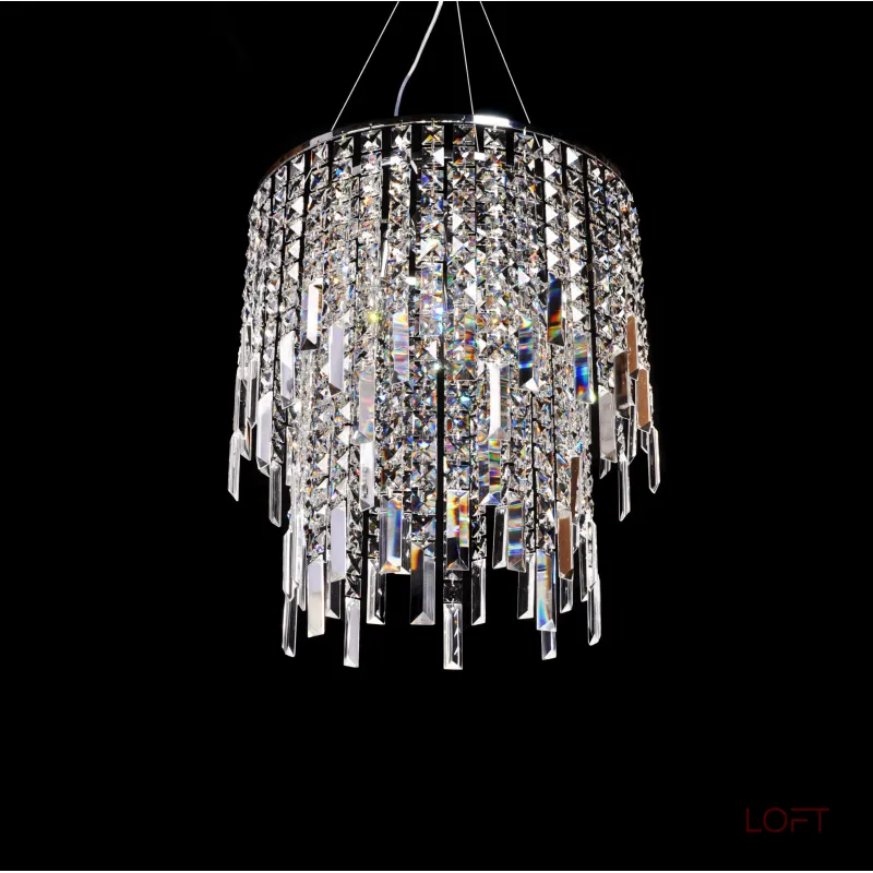 Подвесная люстра Lumina Deco Zucchero LDP 2159-450 CHR