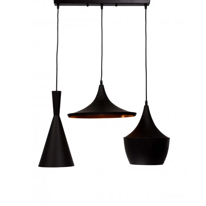 Подвесной светильник Lumina Deco Foggi LDP 7712-3 PR BK от ImperiumLoft