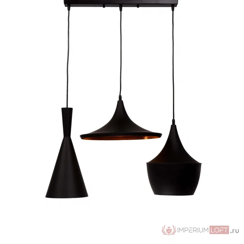 Подвесной светильник Lumina Deco Foggi LDP 7712-3 PR BK от ImperiumLoft