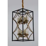 Подвесная люстра Lumina Deco Quadrato LDP 1223-8 BK+MD от ImperiumLoft