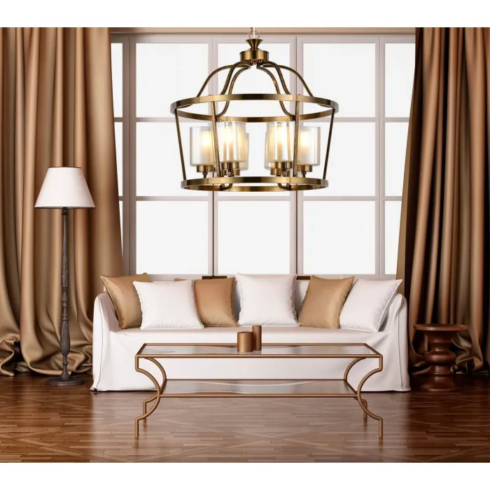 Подвесная люстра Lumina Deco Atlanta LDP 1222-6 MD от ImperiumLoft