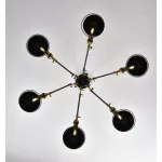 Люстра на штанге Lumina Deco Valmonti LDP D015-6 BK