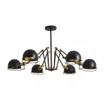 Люстра на штанге Lumina Deco Valmonti LDP D015-6 BK