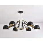 Люстра на штанге Lumina Deco Valmonti LDP D015-6 BK