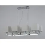 Хрустальная подвесная люстра Lumina Deco Fianelo LDP 1248-8 WT от ImperiumLoft