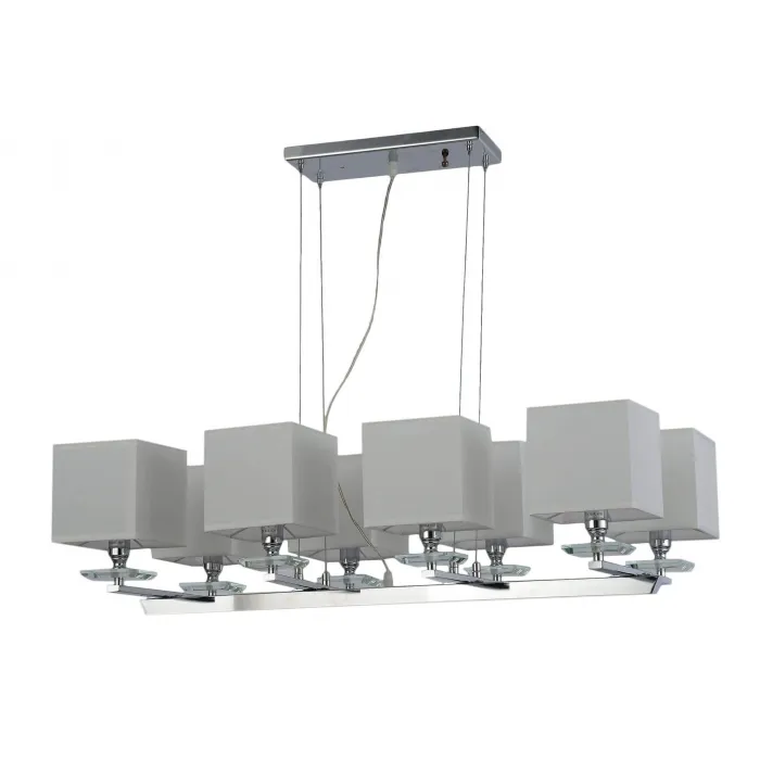 Хрустальная подвесная люстра Lumina Deco Fianelo LDP 1248-8 WT от ImperiumLoft