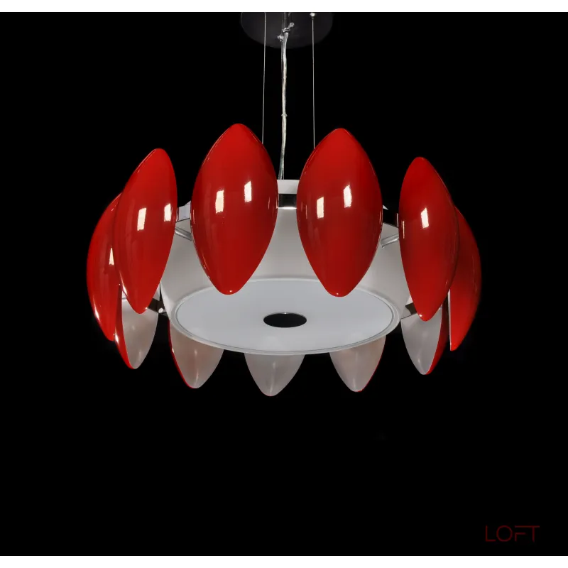 Подвесная люстра Lumina Deco Frascatti D55 LDP 9016-350 RD