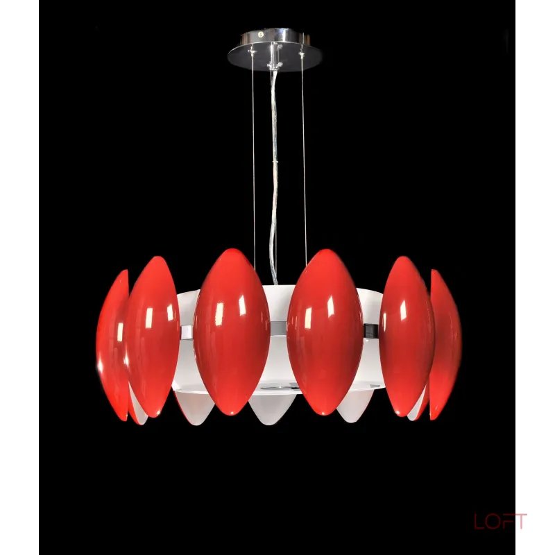 Подвесная люстра Lumina Deco Frascatti D55 LDP 9016-350 RD