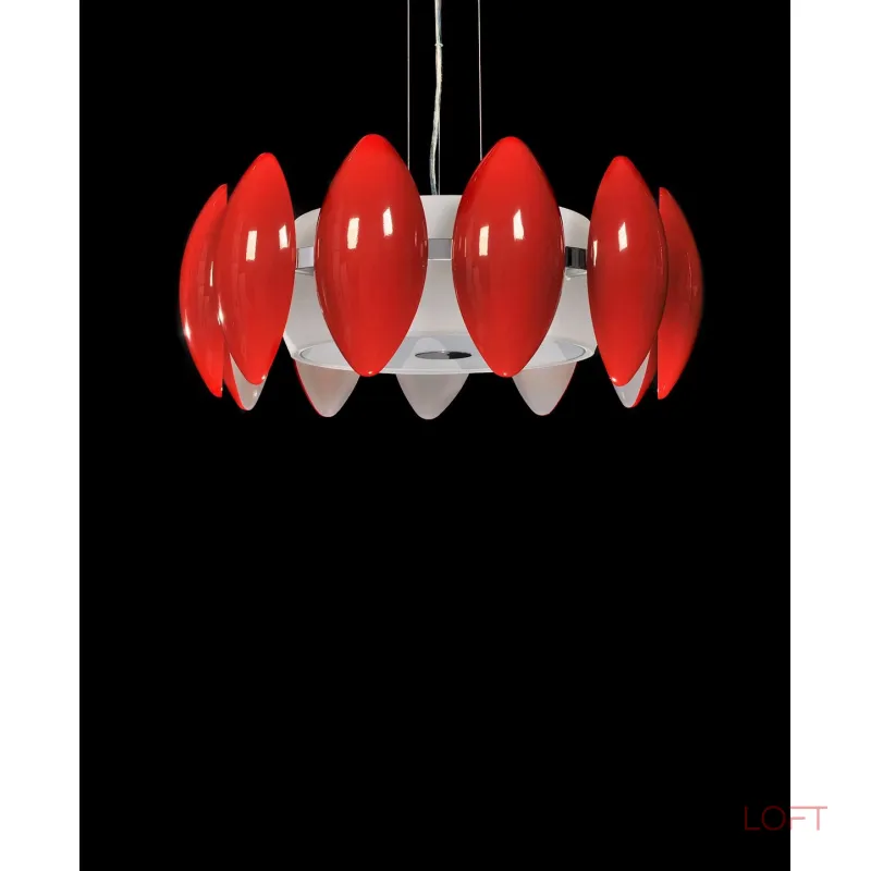Подвесная люстра Lumina Deco Frascatti D55 LDP 9016-350 RD