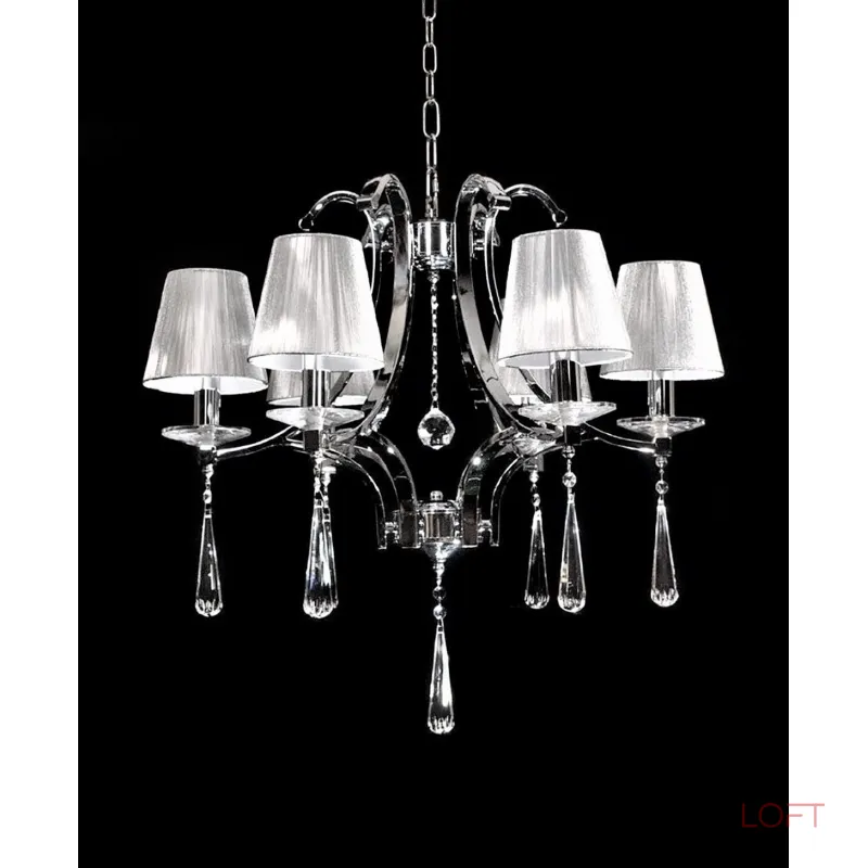 Подвесная люстра Lumina Deco Venisia LDP 8810-6 SL