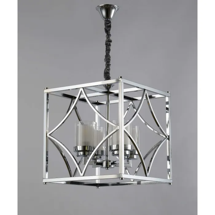 Подвесная люстра Lumina Deco Quadrato LDP 1223-4 CHR от ImperiumLoft