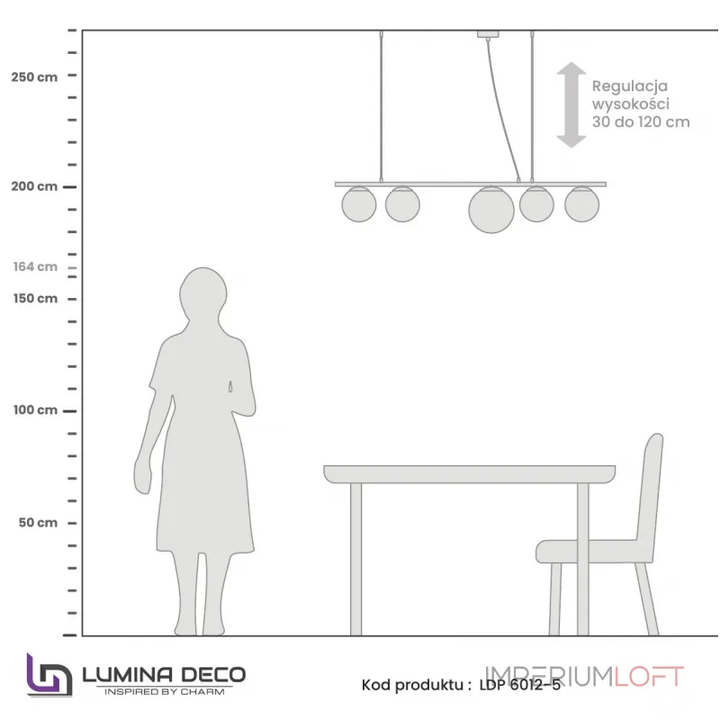Подвесной светильник Lumina Deco Baristica LDP 6012-5 BK+WT Подвесной светильник Lumina Deco Baristica LDP 6012-5 BK+WT