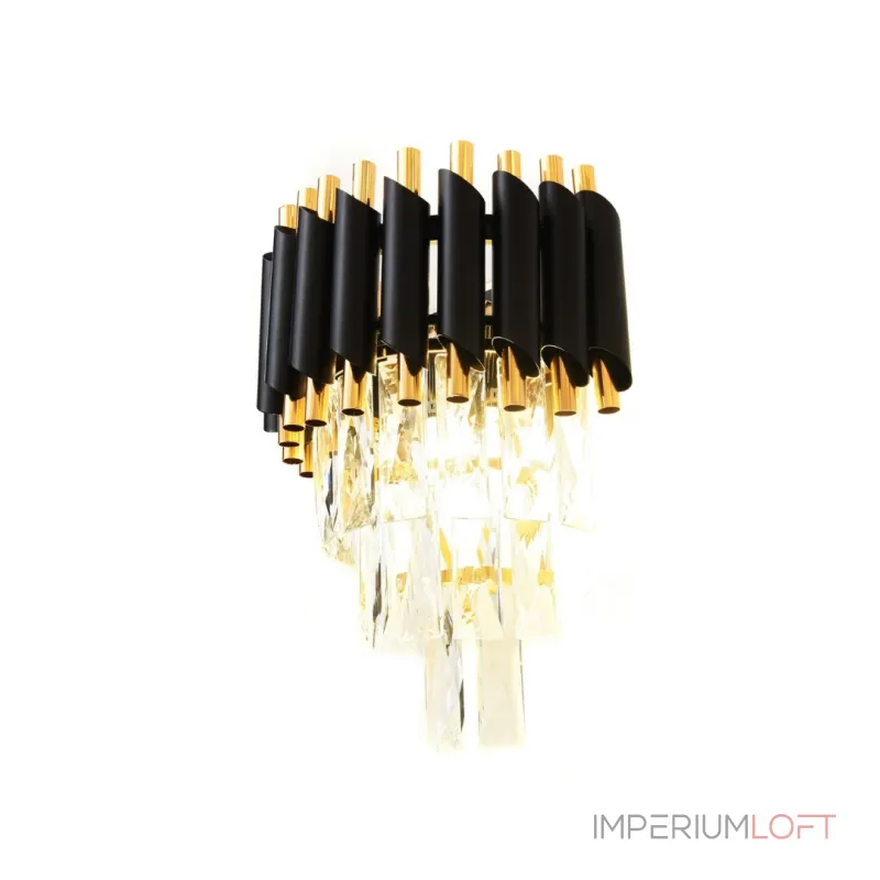 Бра Lumina Deco Funneli LDW 6003-2 BK+F.GD Бра Lumina Deco Funneli LDW 6003-2 BK+F.GD