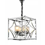 Подвесная люстра Lumina Deco Quadrato LDP 1223-4 CHR от ImperiumLoft
