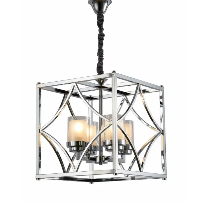 Подвесная люстра Lumina Deco Quadrato LDP 1223-4 CHR от ImperiumLoft