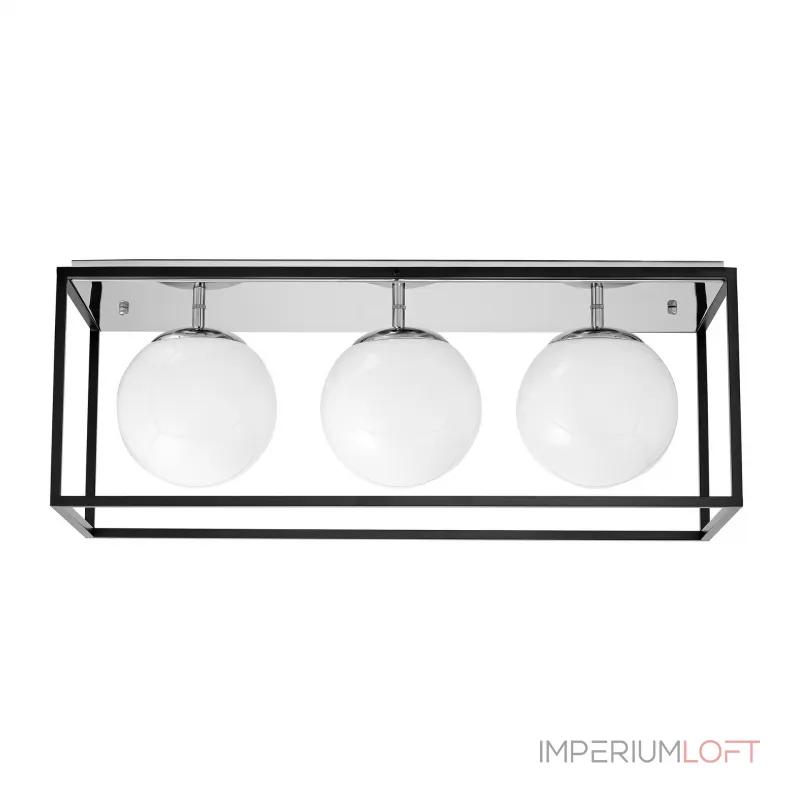 Потолочный светильник Lumina Deco Maldini LDC 8060-3 CHR+BK