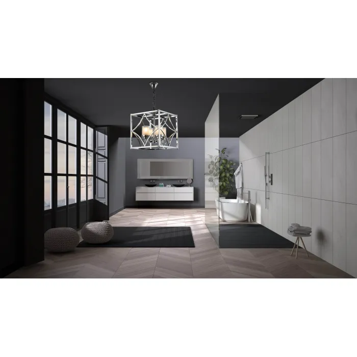 Подвесная люстра Lumina Deco Quadrato LDP 1223-4 CHR от ImperiumLoft
