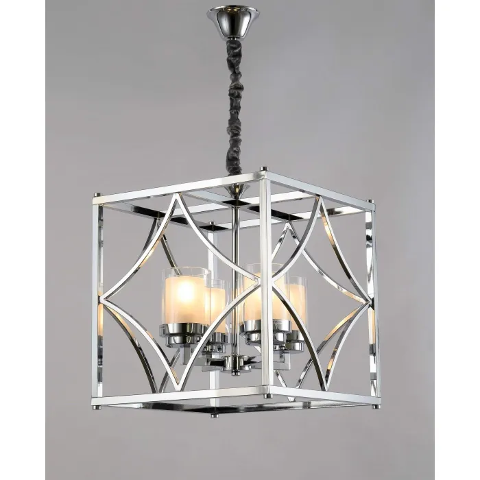 Подвесная люстра Lumina Deco Quadrato LDP 1223-4 CHR от ImperiumLoft