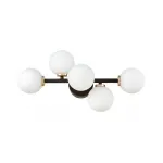 Бра Lumina Deco Marsiada LDW 6033-5 BK+F.GD