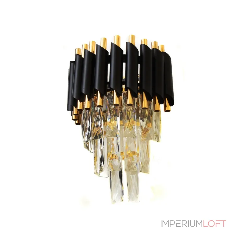 Бра Lumina Deco Funneli LDW 6003-2 BK+F.GD Бра Lumina Deco Funneli LDW 6003-2 BK+F.GD