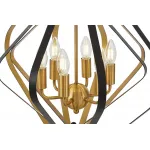 Подвесной светильник Lumina Deco Crulia LDP 8005-6 BK+MD