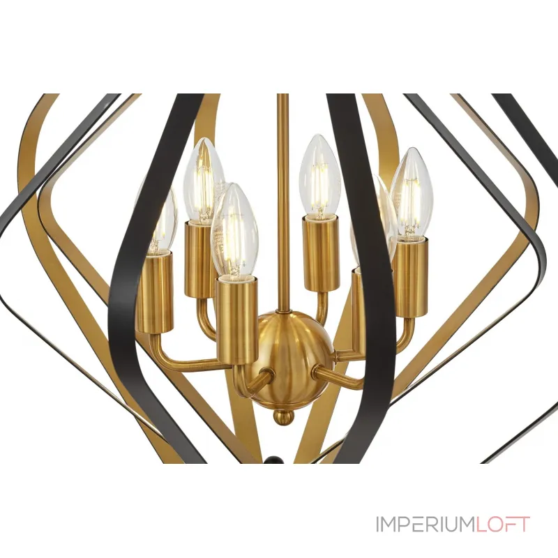 Подвесной светильник Lumina Deco Crulia LDP 8005-6 BK+MD