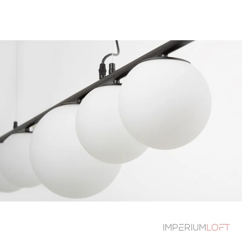 Подвесной светильник Lumina Deco Baristica LDP 6012-5 BK+WT Подвесной светильник Lumina Deco Baristica LDP 6012-5 BK+WT