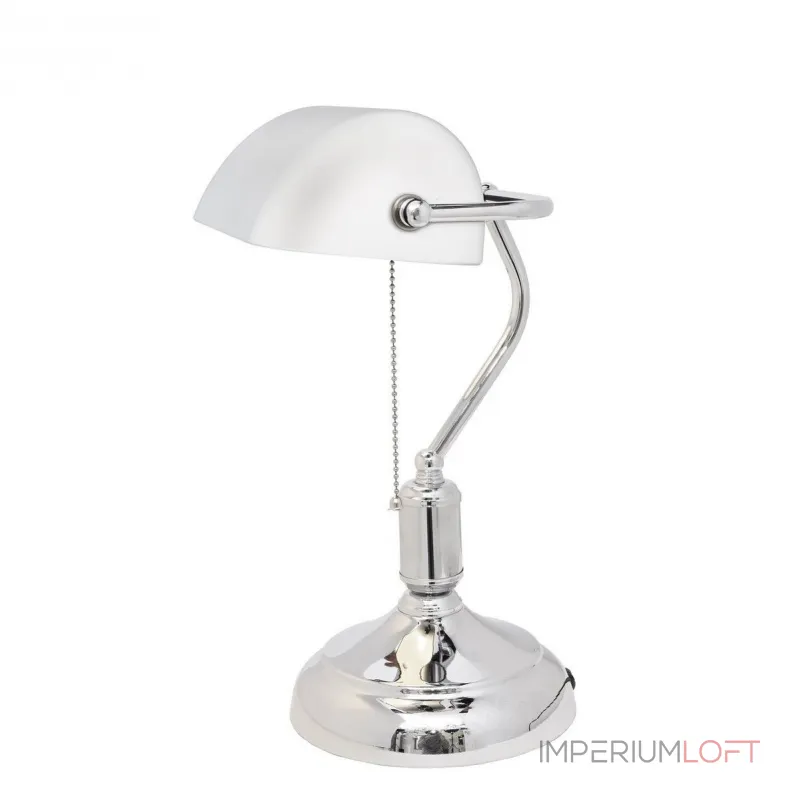Настольная лампа Lumina Deco Banker LDT 305 WT+CHR от ImperiumLoft Настольная лампа Lumina Deco Banker LDT 305 WT+CHR от ImperiumLoft