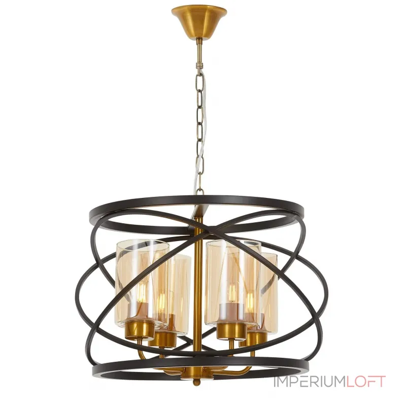 Подвесной светильник Lumina Deco LDP 8004-4 BK+MD Подвесной светильник Lumina Deco LDP 8004-4 BK+MD