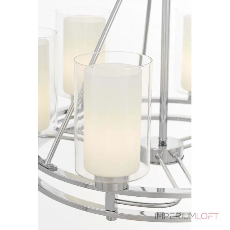 Подвесная люстра Lumina Deco Marietta LDP 8025-6 CHR+WT Подвесная люстра Lumina Deco Marietta LDP 8025-6 CHR+WT