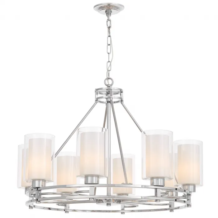 Подвесной светильник Lumina Deco Marietta LDP 8025-8 CHR+WT от ImperiumLoft