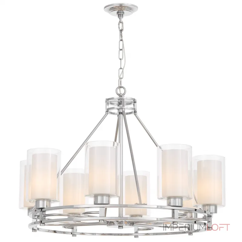Подвесная люстра Lumina Deco Marietta LDP 8025-8 CHR+WT